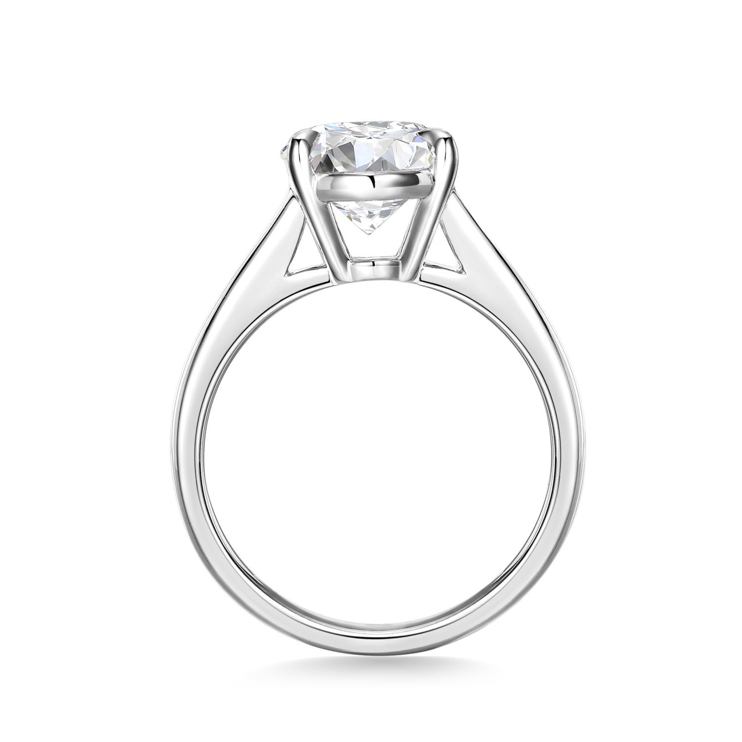 Oval Cut White Diamond Ring