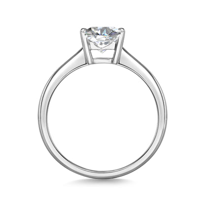 Radiant Cut White Diamond Ring